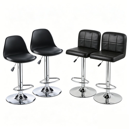 Modern swivel black bar - 2x,