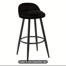 1,Velvet Bar Stools with